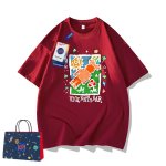 画像5: NASA x kaws print round neck short sleeve T-shirt  ユニセックス 男女兼用ナサ×カウズバイオレンスベアプリントラウンドネック Tシャツ (5)