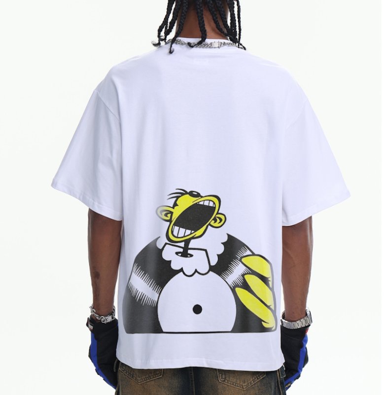 画像5: Flavor Record 90's Style round neck short sleeve T-shirt  ユニセックス 男女兼用フレーバーレコード90年スタイルプリントラウンドネック Tシャツ (5)