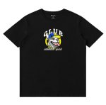 画像1: Bulldog Club print vintage style round neck short sleeve T-shirt  ユニセックス 男女兼用ブルドッグクラブプリントラウンドネック Tシャツ (1)