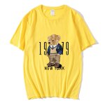 画像11: New York Fashion Bear round neck short sleeve T-shirt  ユニセックス 男女兼用ニューヨークおしゃれベア熊プリントラウンドネック Tシャツ (11)