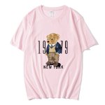 画像8: New York Fashion Bear round neck short sleeve T-shirt  ユニセックス 男女兼用ニューヨークおしゃれベア熊プリントラウンドネック Tシャツ (8)