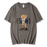 画像5: New York Fashion Bear round neck short sleeve T-shirt  ユニセックス 男女兼用ニューヨークおしゃれベア熊プリントラウンドネック Tシャツ (5)