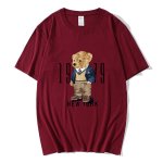 画像7: New York Fashion Bear round neck short sleeve T-shirt  ユニセックス 男女兼用ニューヨークおしゃれベア熊プリントラウンドネック Tシャツ (7)
