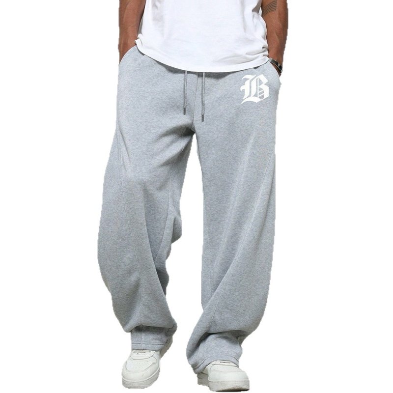 画像1: Unisex Straight Leg Sweatpants ユニセックス男女兼用ストレートレッグ スウェット パンツ (1)