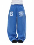 画像3: Unisex Wide Leg Number 6 Sweatpants ユニセックス男女兼用ナンバー６ スウェット パンツ (3)