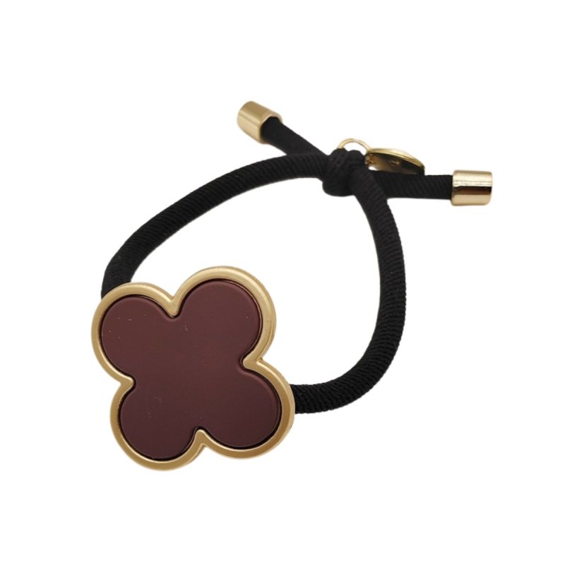 画像4: Four-leaf clover hair tie hair accessory　四つ葉クローバーヘアーゴムヘアータイヘアーアクセサリー (4)