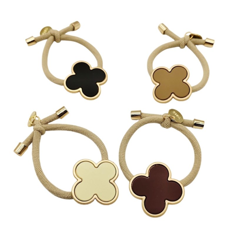 画像9: Four-leaf clover hair tie hair accessory　四つ葉クローバーヘアーゴムヘアータイヘアーアクセサリー (9)