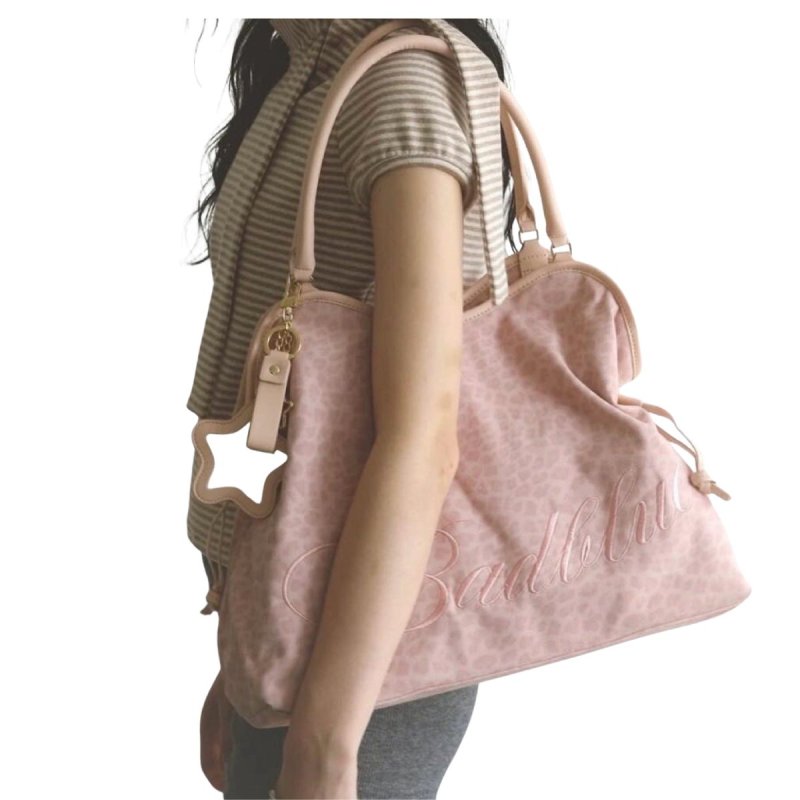 画像5: Y2K Leopard Print Polka Dot Large Capacity Tote Shoulder Underarm Bag　Y2K ヒョウ柄水玉ラージキャパシティトートショルダーアンダーアームバッグ (5)