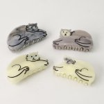 画像15: Cat motif hair clip hair accessories　ねこキャットモチーフヘアークリップヘアーアクセサリー (15)