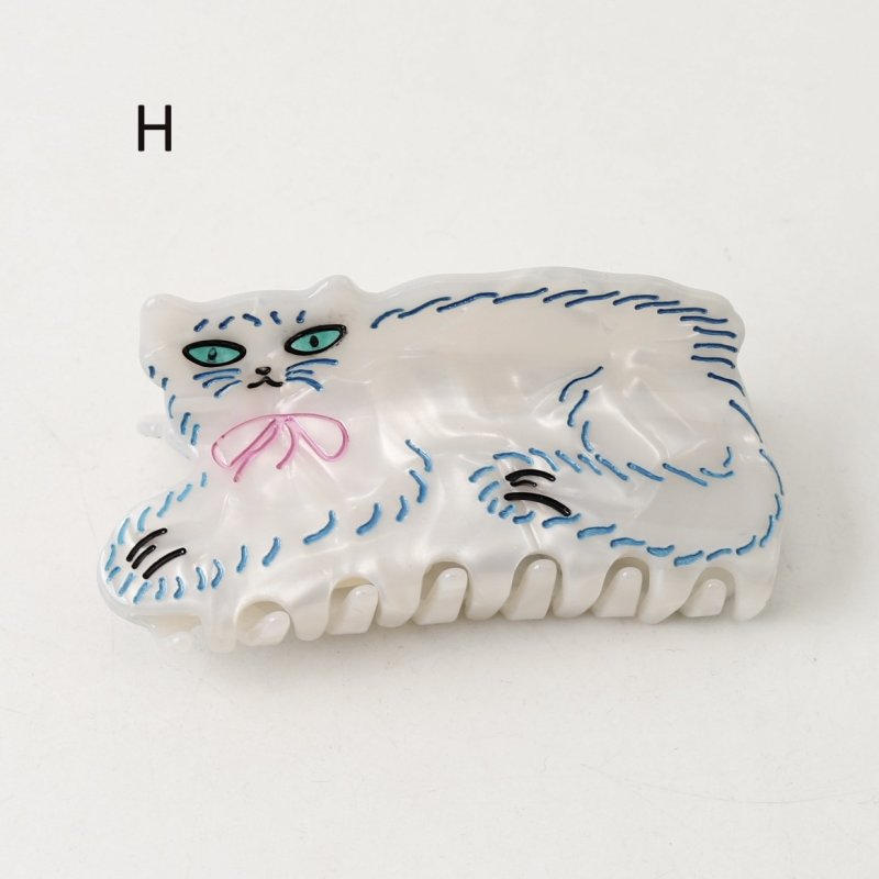 画像9: Cat motif hair clip hair accessories　ねこキャットモチーフヘアークリップヘアーアクセサリー (9)