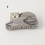 画像7: Cat motif hair clip hair accessories　ねこキャットモチーフヘアークリップヘアーアクセサリー (7)