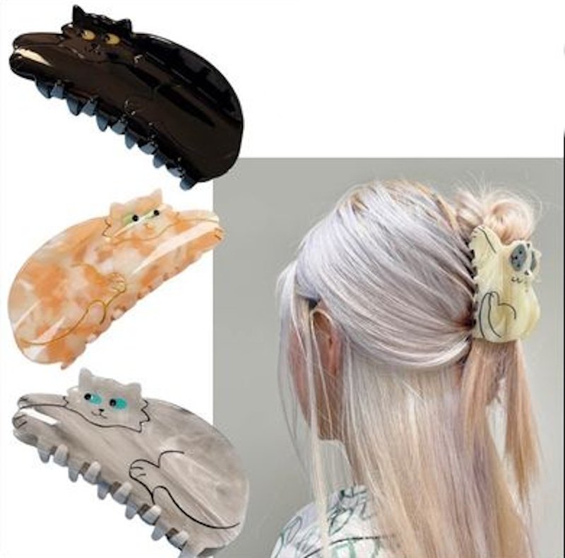 画像11: Cat motif hair clip hair accessories　ねこキャットモチーフヘアークリップヘアーアクセサリー (11)
