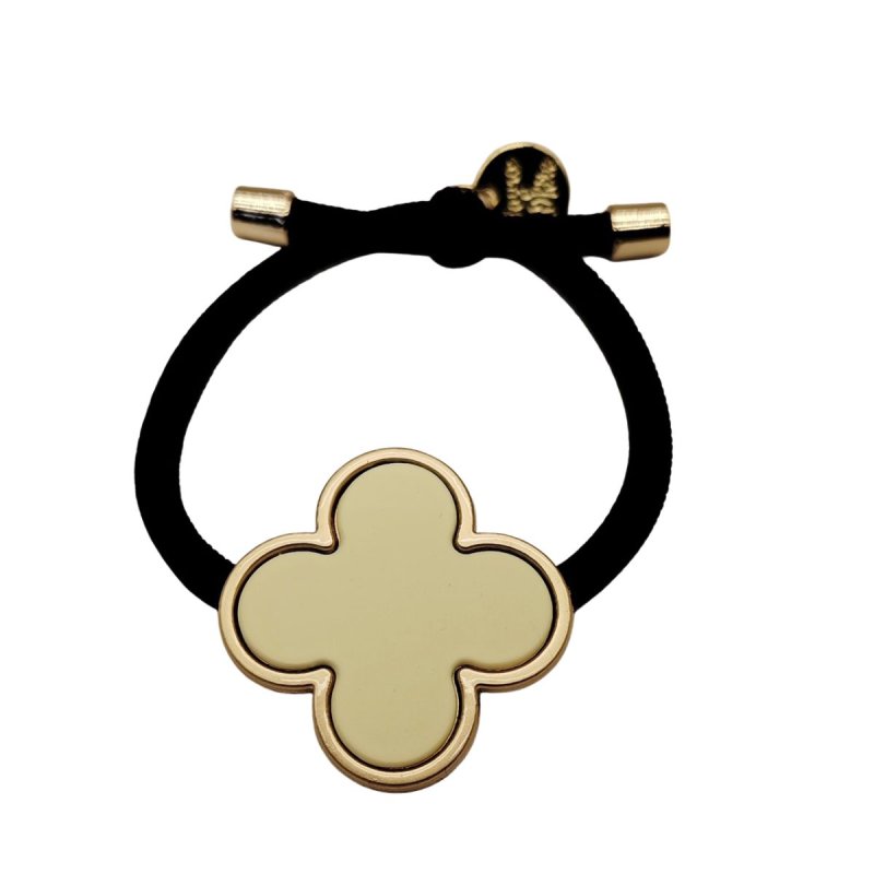 画像2: Four-leaf clover hair tie hair accessory　四つ葉クローバーヘアーゴムヘアータイヘアーアクセサリー (2)