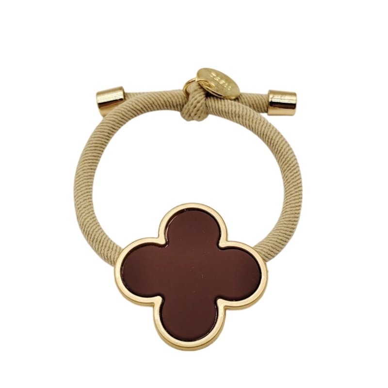 画像8: Four-leaf clover hair tie hair accessory　四つ葉クローバーヘアーゴムヘアータイヘアーアクセサリー (8)