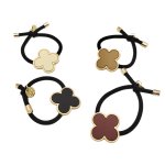 画像10: Four-leaf clover hair tie hair accessory　四つ葉クローバーヘアーゴムヘアータイヘアーアクセサリー (10)