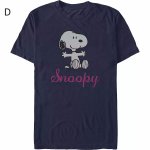 画像4: Snoopy & Charlie Brown & Friends 80s Vintage Style Short Sleeve T-Shirt　ユニセックス 男女兼用スヌーピー&チャーリーブラウン&フレンズ80年代プリントラウンドネック Tシャツ (4)