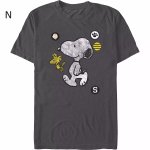 画像14: Snoopy & Charlie Brown & Friends 80s Vintage Style Short Sleeve T-Shirt　ユニセックス 男女兼用スヌーピー&チャーリーブラウン&フレンズ80年代プリントラウンドネック Tシャツ (14)