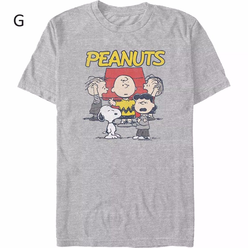 画像7: Snoopy & Charlie Brown & Friends 80s Vintage Style Short Sleeve T-Shirt　ユニセックス 男女兼用スヌーピー&チャーリーブラウン&フレンズ80年代プリントラウンドネック Tシャツ (7)