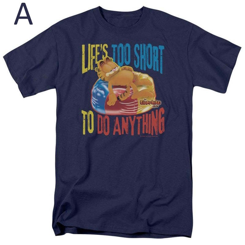 画像2: Garfield Vintage Style  Short Sleeve T-Shirt　ユニセックス 男女兼用ガーフィールドヴィンテージスタイルプリントラウンドネック Tシャツ (2)