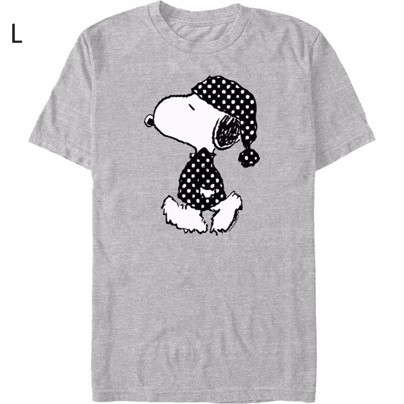 画像12: Snoopy & Charlie Brown & Friends 80s Vintage Style Short Sleeve T-Shirt　ユニセックス 男女兼用スヌーピー&チャーリーブラウン&フレンズ80年代プリントラウンドネック Tシャツ (12)