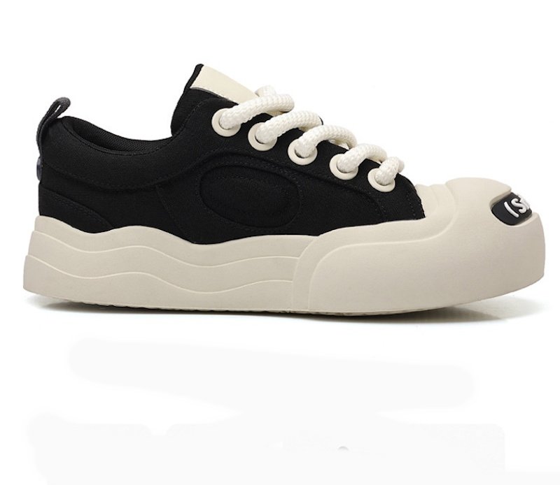 画像9:  Unisex SMILE Volume Lace-Up Platform Sneakers 厚底 プラットフォームスマイルボリューム レースアップスニーカー (9)