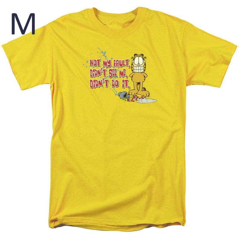 画像14: Garfield Vintage Style  Short Sleeve T-Shirt　ユニセックス 男女兼用ガーフィールドヴィンテージスタイルプリントラウンドネック Tシャツ (14)