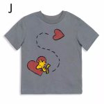 画像10: Snoopy & Charlie Brown & Friends 80s Vintage Style Short Sleeve T-Shirt　ユニセックス 男女兼用スヌーピー&チャーリーブラウン&フレンズ80年代プリントラウンドネック Tシャツ (10)
