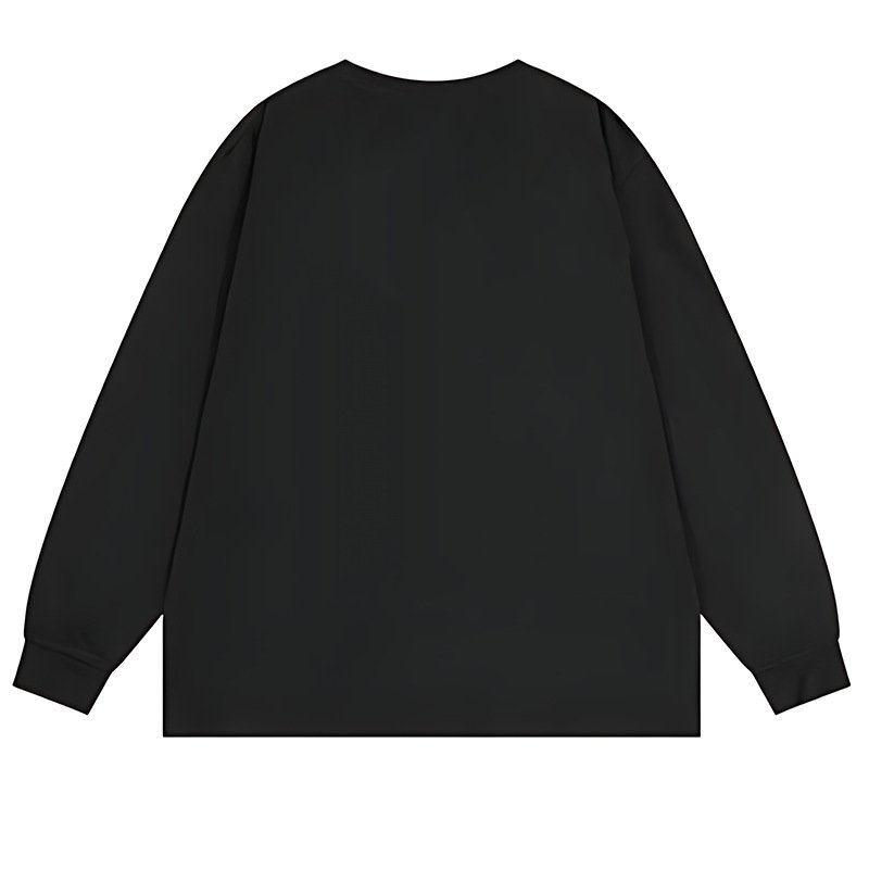 画像4: Fuzzy illustration Snoopy Print Long Sleeve T-Shirt　スヌーピーイラストプリントロングスリーブTシャツ ユニセックス 男女兼用 (4)