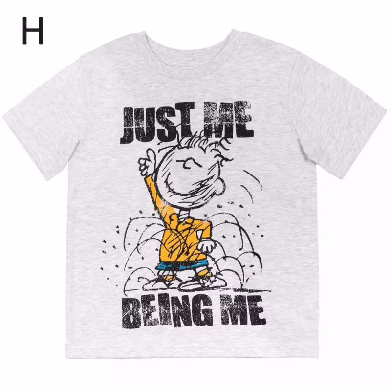 画像8: Snoopy & Charlie Brown & Friends 80s Vintage Style Short Sleeve T-Shirt　ユニセックス 男女兼用スヌーピー&チャーリーブラウン&フレンズ80年代プリントラウンドネック Tシャツ (8)