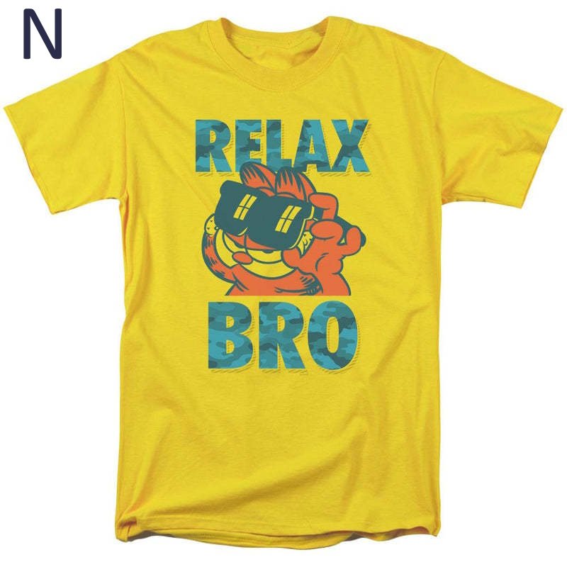 画像15: Garfield Vintage Style  Short Sleeve T-Shirt　ユニセックス 男女兼用ガーフィールドヴィンテージスタイルプリントラウンドネック Tシャツ (15)