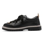 画像2: Unisex Thick-soled lace-up leather work shoes sneakers　 ユニセックス男女兼用厚底レースアップレザーワークシューズ スニーカーカジュアルシューズ (2)