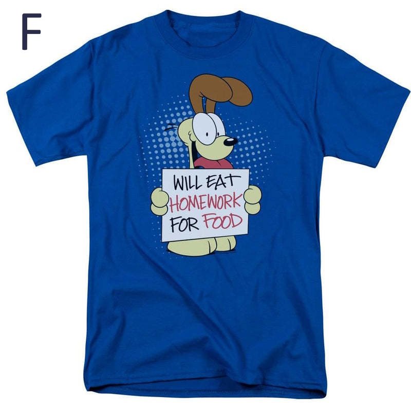 画像7: Garfield Vintage Style  Short Sleeve T-Shirt　ユニセックス 男女兼用ガーフィールドヴィンテージスタイルプリントラウンドネック Tシャツ (7)