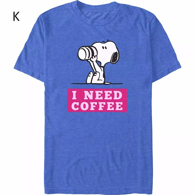 画像11: Snoopy & Charlie Brown & Friends 80s Vintage Style Short Sleeve T-Shirt　ユニセックス 男女兼用スヌーピー&チャーリーブラウン&フレンズ80年代プリントラウンドネック Tシャツ (11)