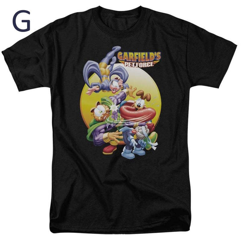 画像8: Garfield Vintage Style  Short Sleeve T-Shirt　ユニセックス 男女兼用ガーフィールドヴィンテージスタイルプリントラウンドネック Tシャツ (8)