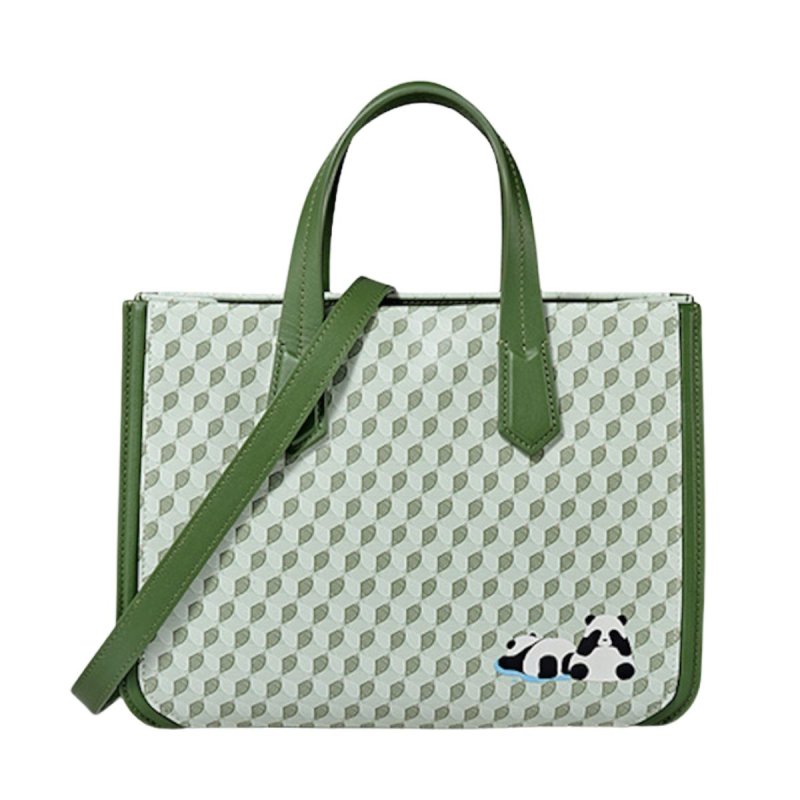 画像3: Panda Monogram Tote Shoulder Bag　パンダモノグラムトートショルダーバッグ (3)