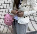 画像6: PEPP quilted chain handle  backpack Tote Shoulder Leather Bag 　キルティングチェーントートショルダーレザーバックパックバッグ (6)