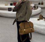 画像13: Unisex Retro Vegetable Tanned Leather Backpack Shoulder Crossbody Bag ユニセックス男女兼用レトロ ベジタブルタンニンレザー バックパックトートショルダー 通勤通学 (13)