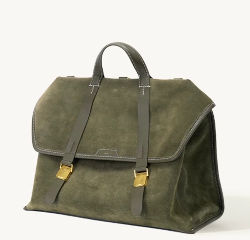 画像2: Unisex Retro Vegetable Tanned Leather Backpack Shoulder Crossbody Bag ユニセックス男女兼用レトロ ベジタブルタンニンレザー バックパックトートショルダー 通勤通学 (2)