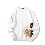 画像2: Unisex Tom and Jerry Jerry Print Sweatshirt Round Neck Sweatshirt　男女兼用 ユニセックス トムとジェリージェリープリント長袖 スウェット トレーナー (2)