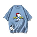 画像7: Golfer Snoopy & Woodstock  print Tshirt  　ユニセックス 男女兼用ゴルファースヌーピー＆ウッドストックプリント半袖  Tシャツ (7)