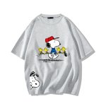 画像5: Golfer Snoopy & Woodstock  print Tshirt  　ユニセックス 男女兼用ゴルファースヌーピー＆ウッドストックプリント半袖  Tシャツ (5)