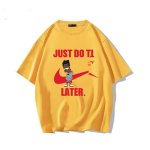 画像7: Broken Swoosh x Hip Hop Bart Simpson Short Sleeve T-Shirt　ユニセックス 男女兼用ブロークンスウォッシュ×ヒップホップバートシンプソンプリント半袖  Tシャツ (7)
