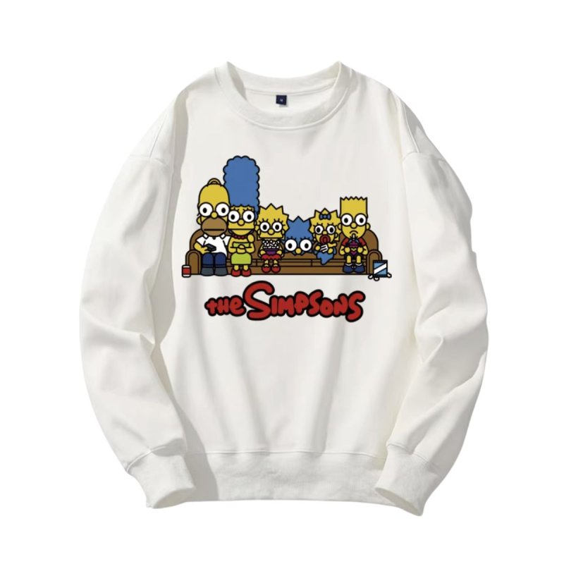 画像3: Unisex Simpson Simpsons Family Deformed Print Sweat Pullover 男女兼用 ラウンドネック シンプソン シンプソンズ ファミリー デフォルメ プリント スウェット トレーナー プルオーバー (3)
