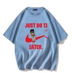 画像4: Broken Swoosh x Hip Hop Bart Simpson Short Sleeve T-Shirt　ユニセックス 男女兼用ブロークンスウォッシュ×ヒップホップバートシンプソンプリント半袖  Tシャツ (4)