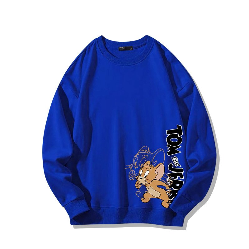 画像5: Unisex Tom and Jerry Jerry Print Sweatshirt Round Neck Sweatshirt　男女兼用 ユニセックス トムとジェリージェリープリント長袖 スウェット トレーナー (5)