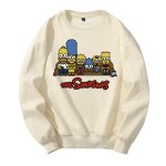 画像1: Unisex Simpson Simpsons Family Deformed Print Sweat Pullover 男女兼用 ラウンドネック シンプソン シンプソンズ ファミリー デフォルメ プリント スウェット トレーナー プルオーバー (1)