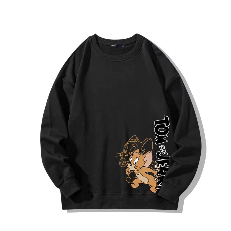 画像3: Unisex Tom and Jerry Jerry Print Sweatshirt Round Neck Sweatshirt　男女兼用 ユニセックス トムとジェリージェリープリント長袖 スウェット トレーナー (3)
