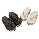 画像2: 26SS Men's and women's metal-attached thick sole rugged sole clock tongue sandals slippers　ユニセック男女兼用 メタル付き厚底 ゴツ底 クロック トング サンダル スリッパスリッパ (2)