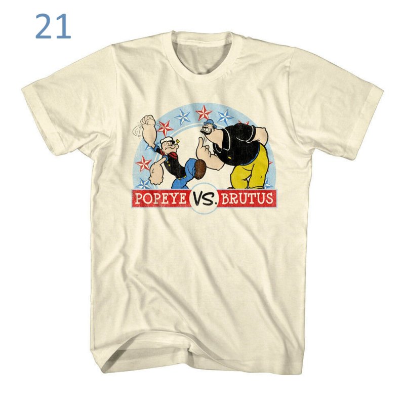 画像22: Popeye Family Vintage Style Short Sleeve T-Shirt　ユニセックス 男女兼用ポパイファミリーヴィンテージスタイルプリント半袖  Tシャツ (22)