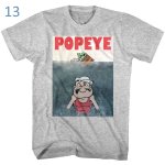 画像14: Popeye Family Vintage Style Short Sleeve T-Shirt　ユニセックス 男女兼用ポパイファミリーヴィンテージスタイルプリント半袖  Tシャツ (14)